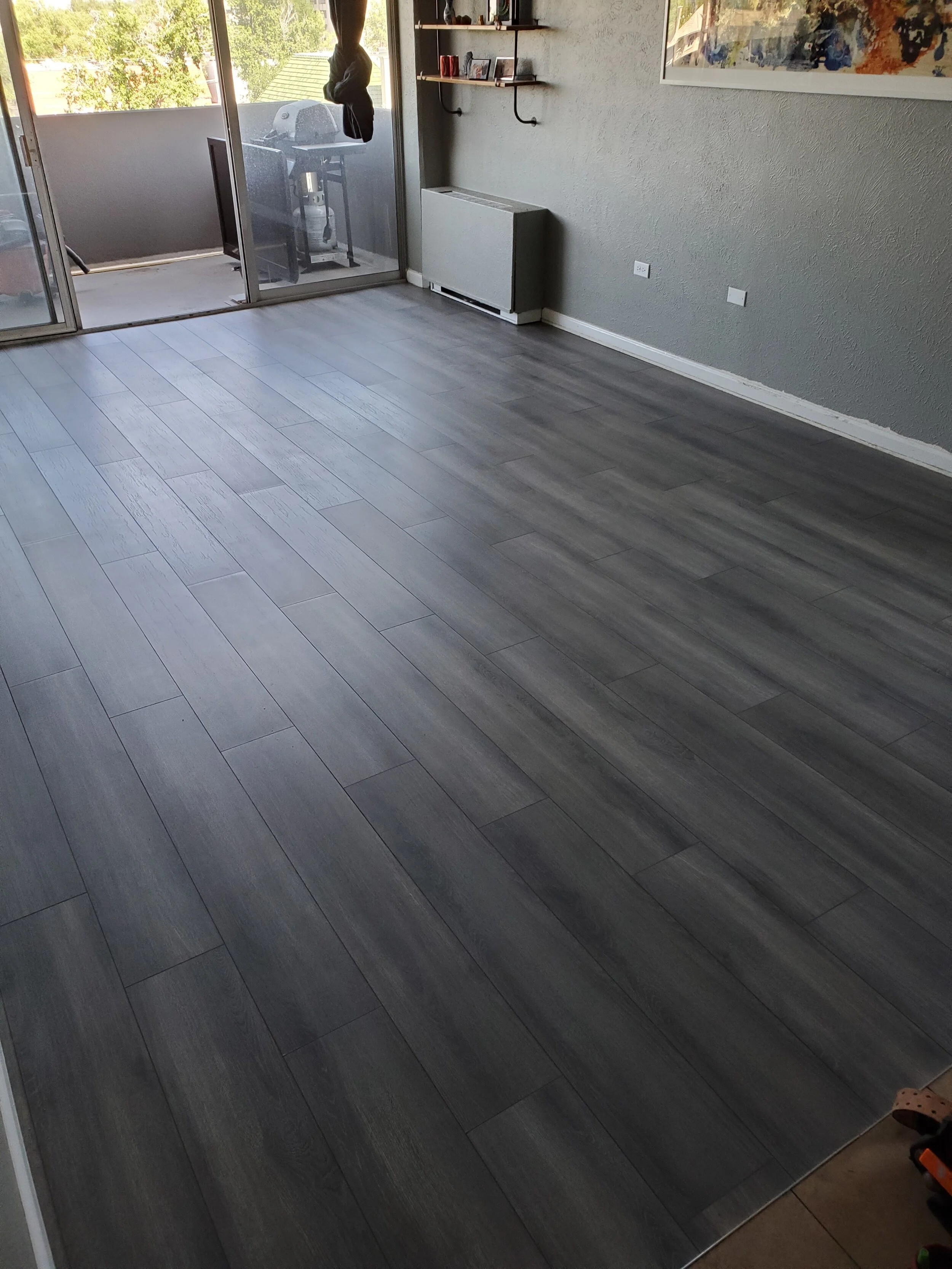  Laminate flooring installed  