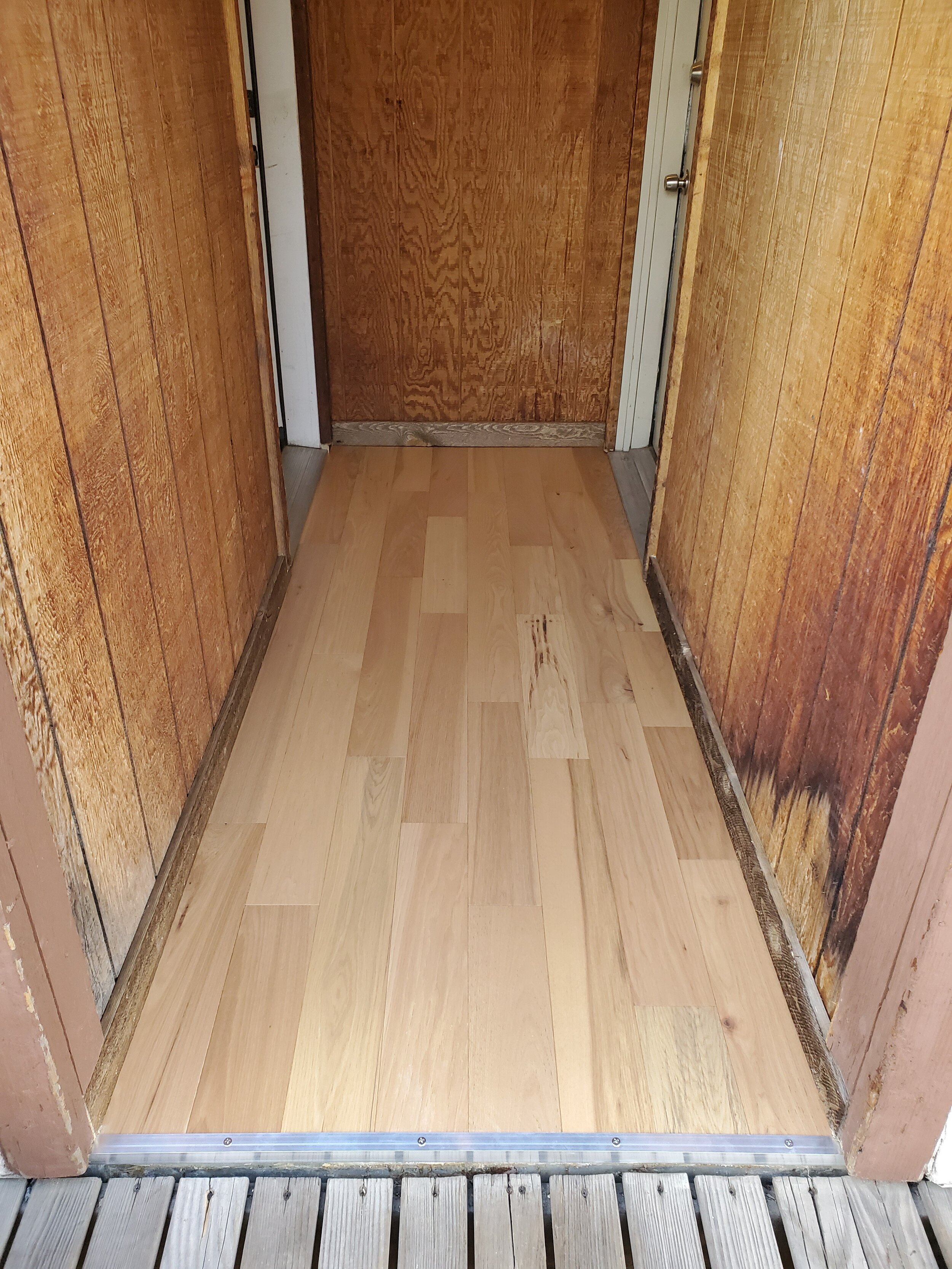  Waterproof laminate flooring installed 