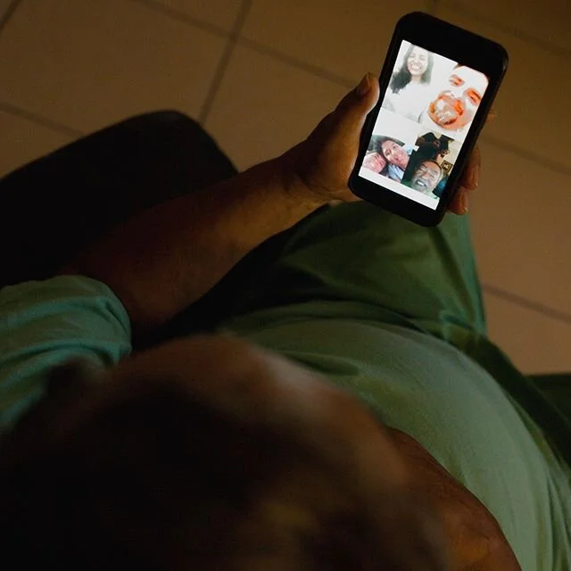 Visita al Abuelo en tiempos de Pandemia.