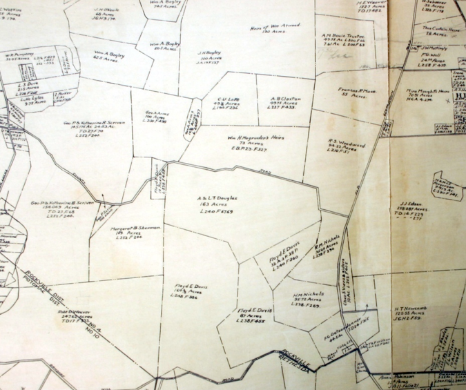 Map of Luxmanor area, 1916