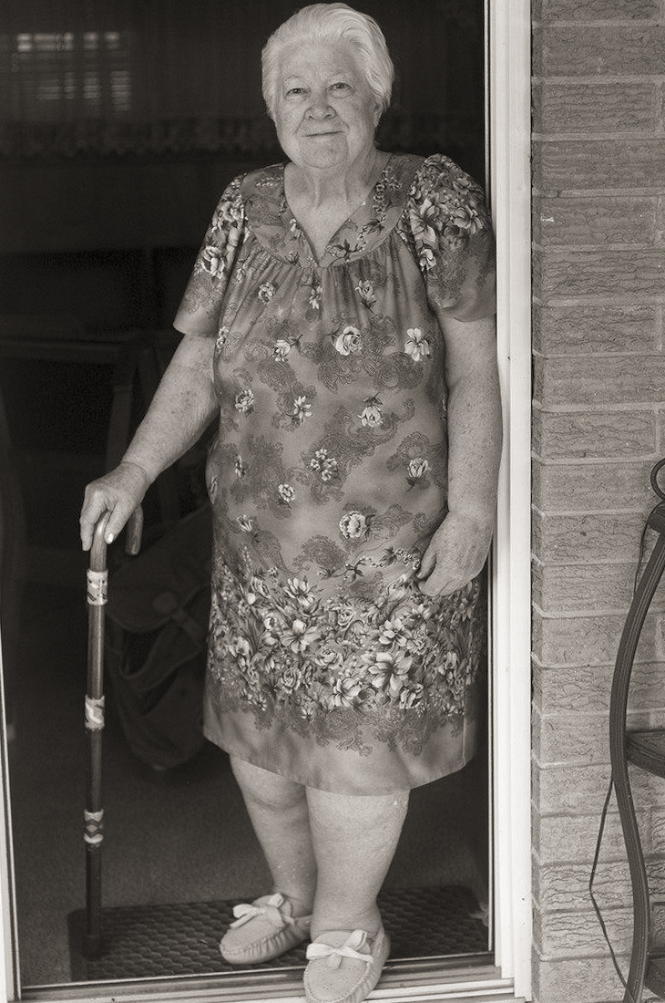 My cousin. Stopped by for a visit. She’s now in her 90s. A delightful person.