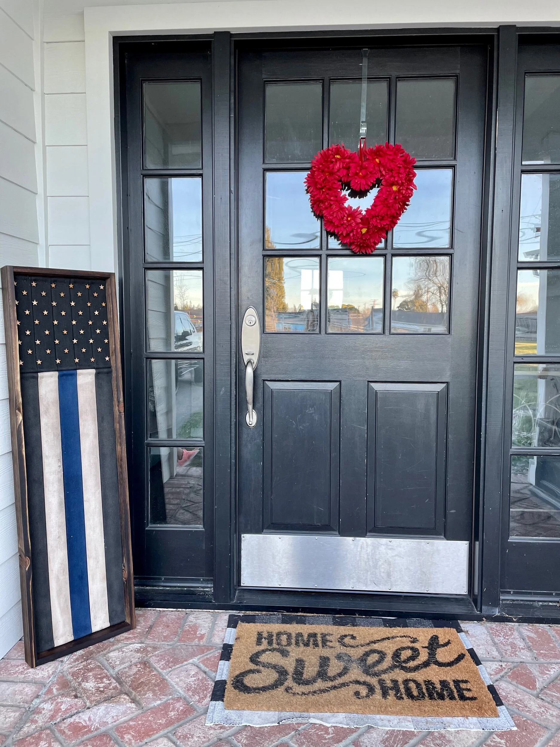 Custom Fire Flag Porch Sign