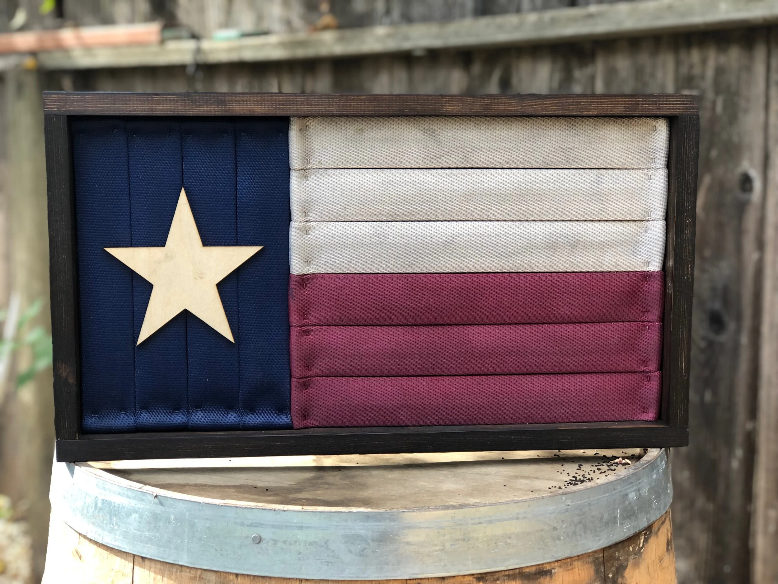 Lone Star Fire Hose Flag