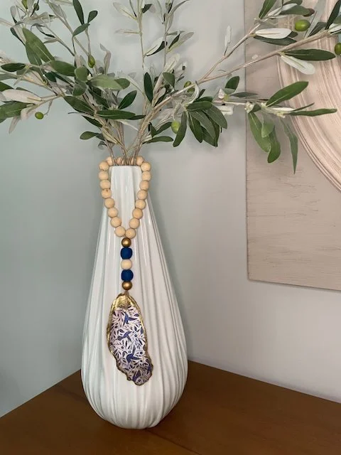 Oyster Shell Vase Charms