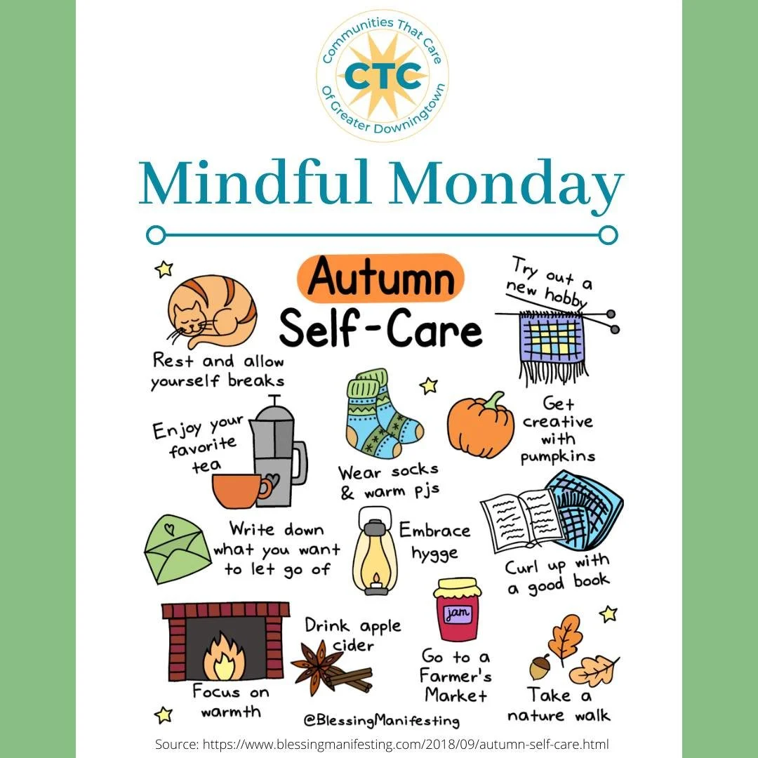 It's officially Autumn and between school, sports, and other seasonal activities, many are feeling the time crunch. Here are some great ways to continue your self-care throughout this busy season. Check them out &amp; let us know which is your favori