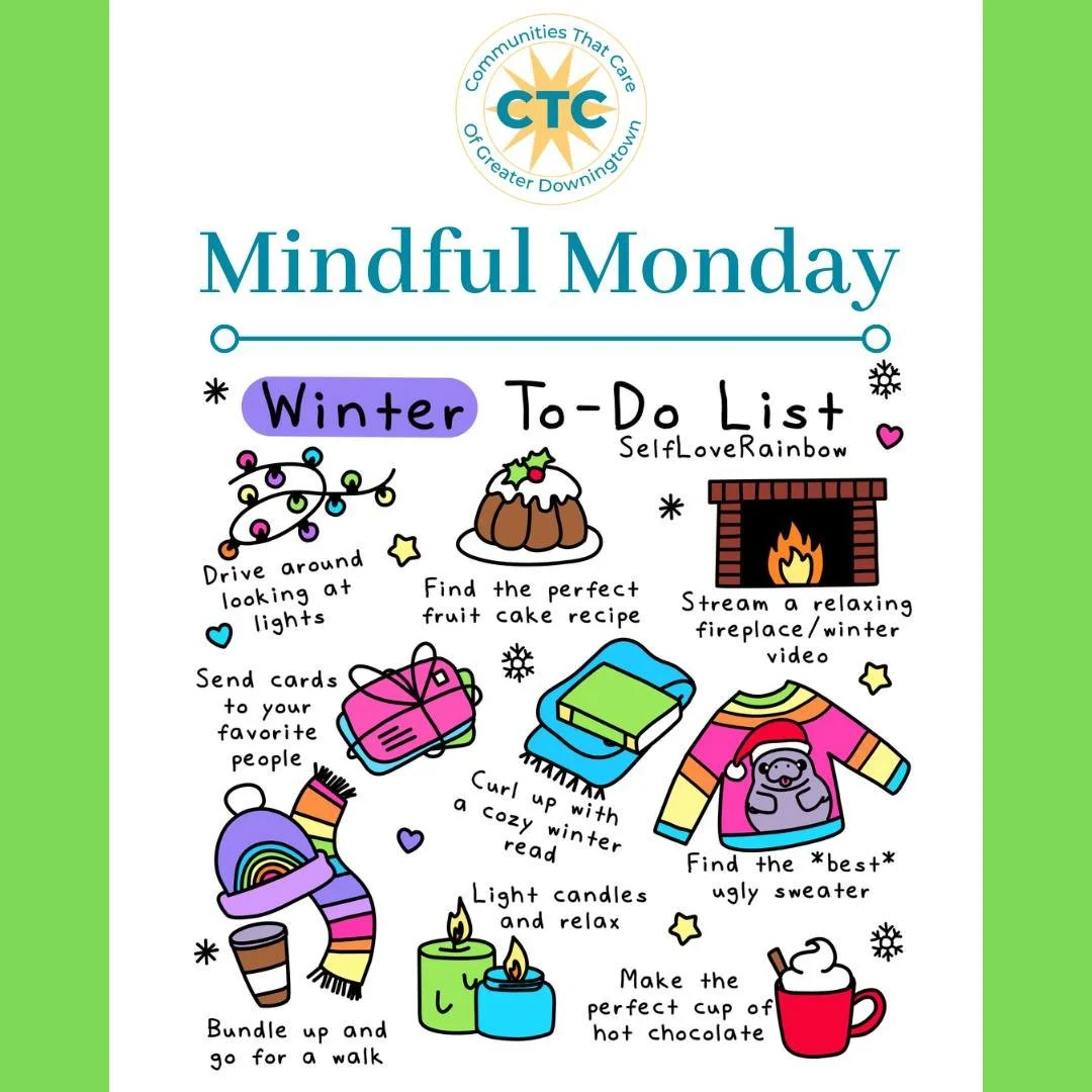 Happy December! ❄
Even though winter isn't &quot;officially&quot; here for a few more weeks, the holidays tend to jumpstart the season. We love @selfloverainbow's 'Winter To-Do List' and will be checking off as many of these self-care practices as we