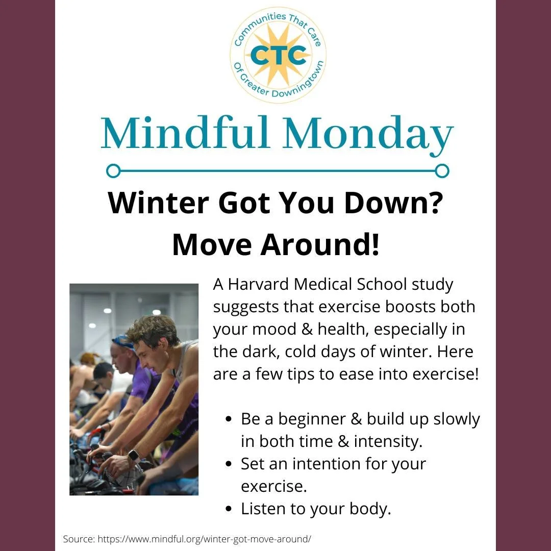 The cold, dark days of winter can feel like an invitation to hibernate - but studies show that exercising in winter can boost both your mood &amp; health! @mindfulmagazine shares tips to help bring a positive attitude to exercising this winter: https