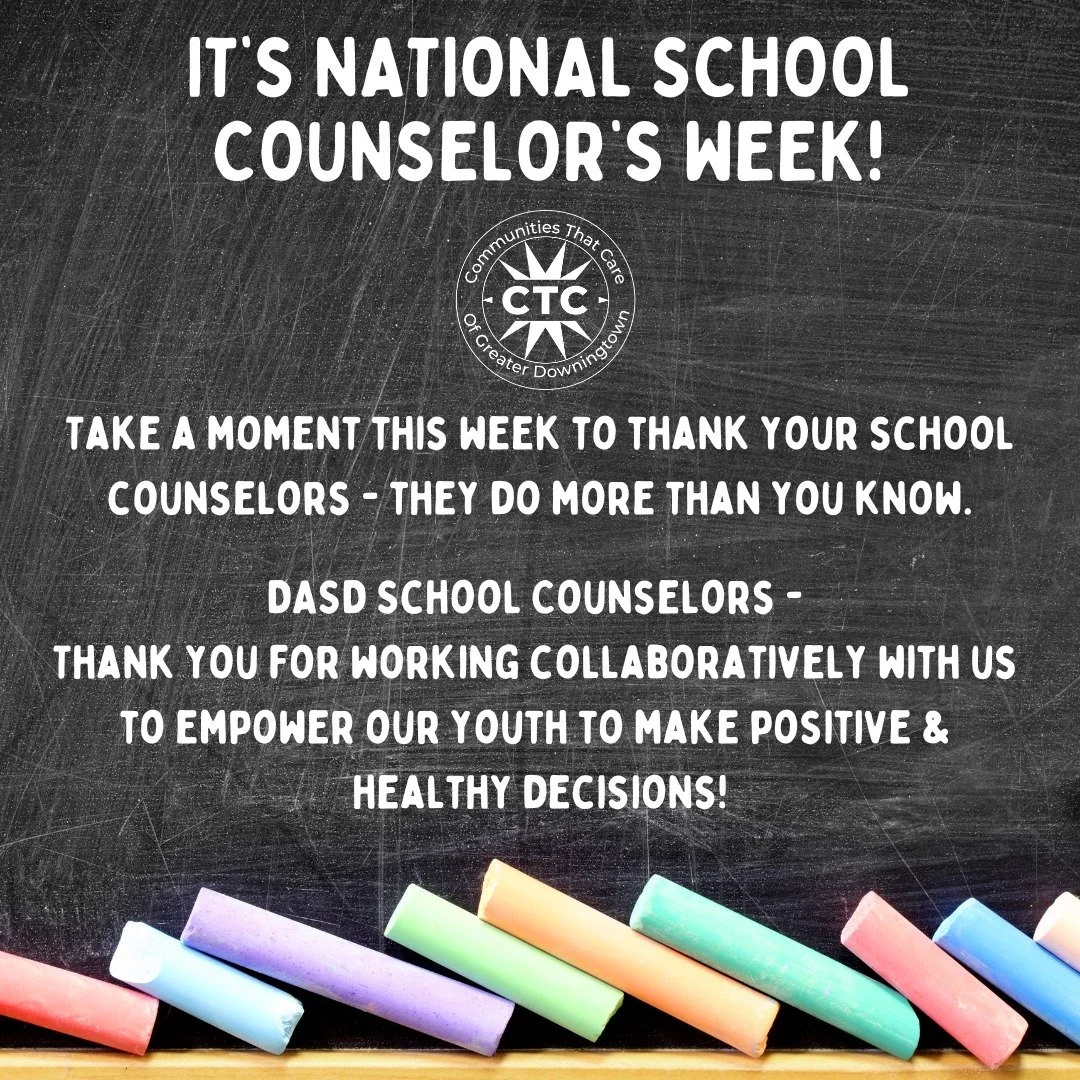 Did you know that this week is National School Counselors Week?

It's true! We know that school counselors make a tremendous impact on students and their successes in the school environment. Make sure to take a moment this week to thank your school c