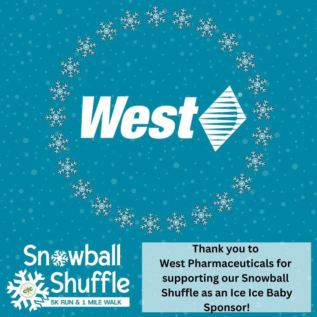Thank you to our Ice Ice Baby level sponsor, @westatwork, for supporting our 5th Annual Snowball Shuffle Run/Walk! We are so grateful for your partnership.

Join us for the fun on Saturday, March 7th! ❄
Register Here: https://runtheday.com/register/d