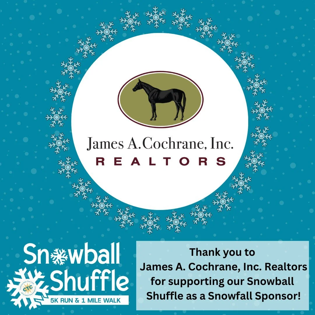 Thank you to our Snowfall level sponsor, @jamesacochraneinc, for supporting our 5th Annual Snowball Shuffle Run/Walk! We are so grateful for your partnership.

Join us for the fun next Saturday, March 7th! ❄
Register Here: https://runtheday.com/regis
