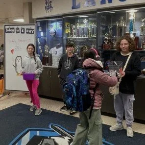 Right around Valentine's Day, our @dasd_dms HYPE club students kicked off a prevention awareness campaign by giving out candy with anti drug messaging attached. The HYPE students came up with the slogans on their own, which included "Vaping is D