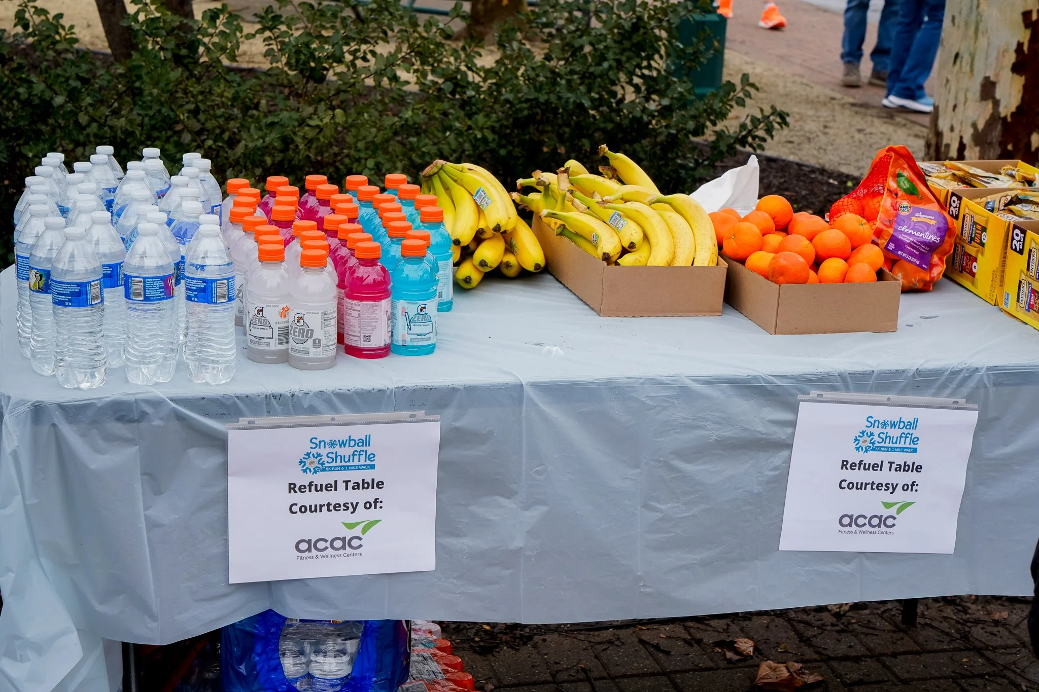 A big thank you to @westatwork for sponsoring our S'mores Station, to @citadelbanking for sponsoring our Hot Chocolate Bar, and @acacwc for sponsoring our Refuel Table for this year's Snowball Shuffle! All three were huge hits with our runners &amp; 