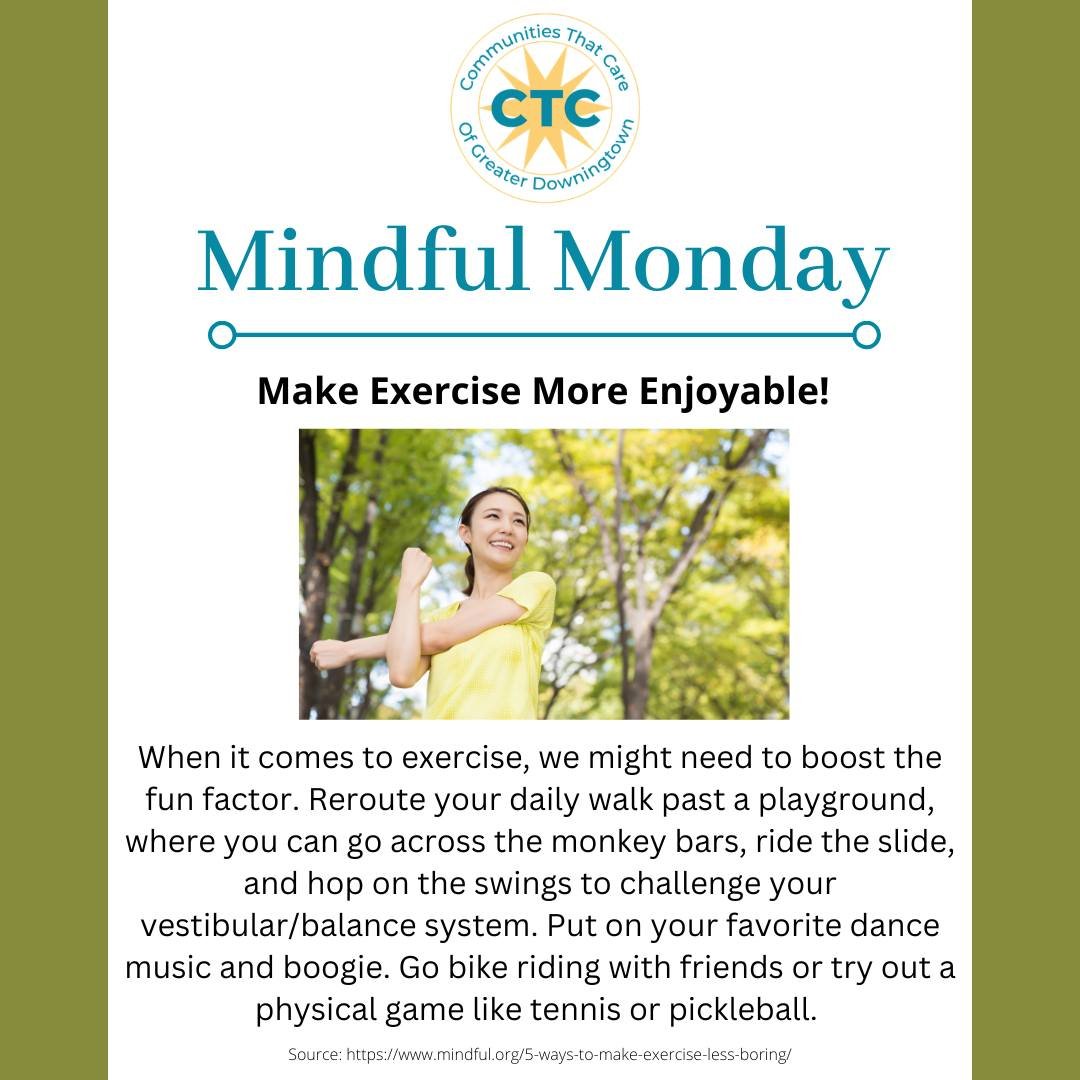 Do you struggle to find the motivation to exercise because it feels like just one more thing on your 'to-do list'? We get it! However, research shows that exercise and a healthy mind &amp; body go hand in hand. Our friends at @mindfulmagazine shares 
