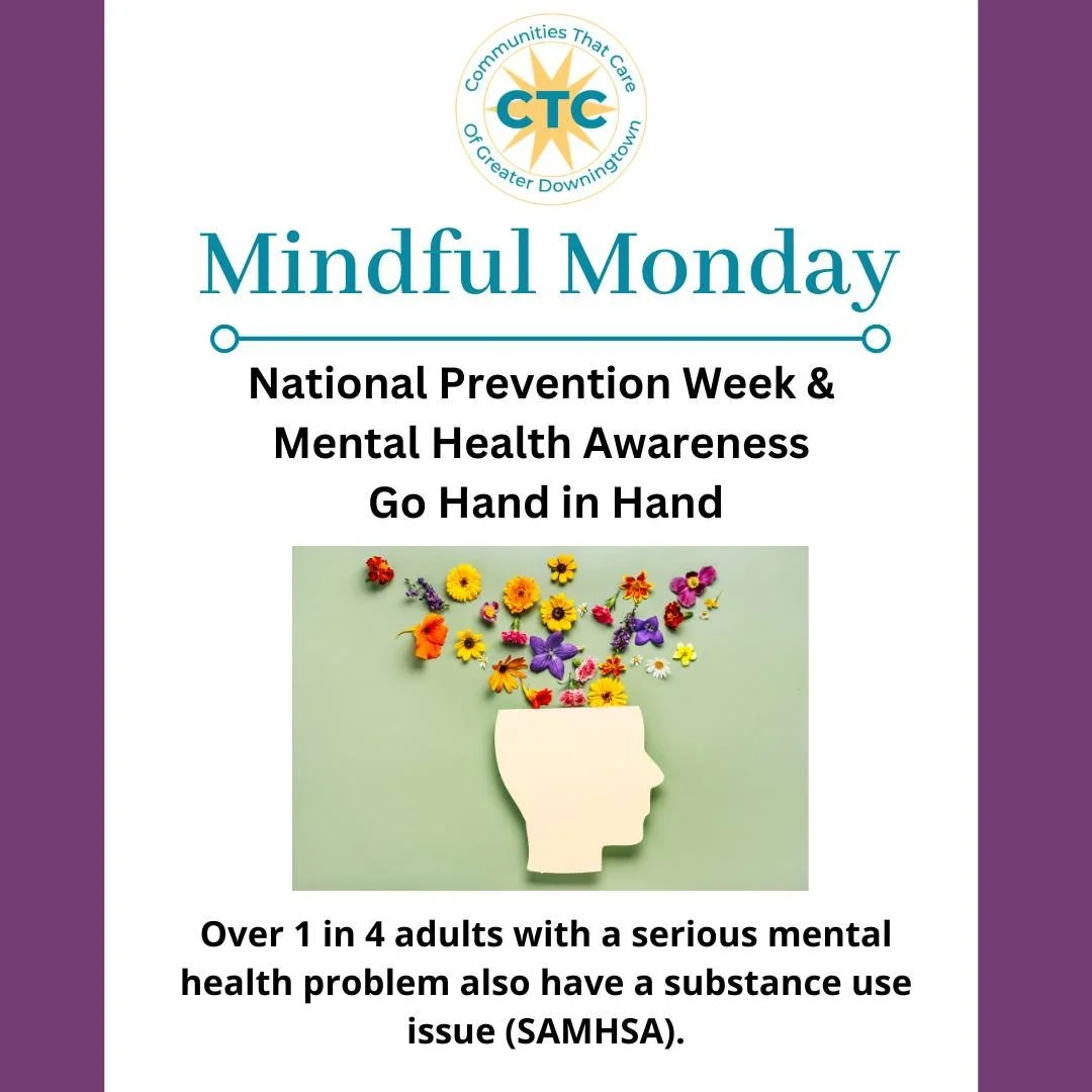 This week, May 10-16, 2026, is National Prevention Week! This awareness campaign, coordinated by @samhsagov, highlights the nationwide efforts &amp; initiatives to prevent substance use and promote mental health. 

CTC follows this prevention mindset
