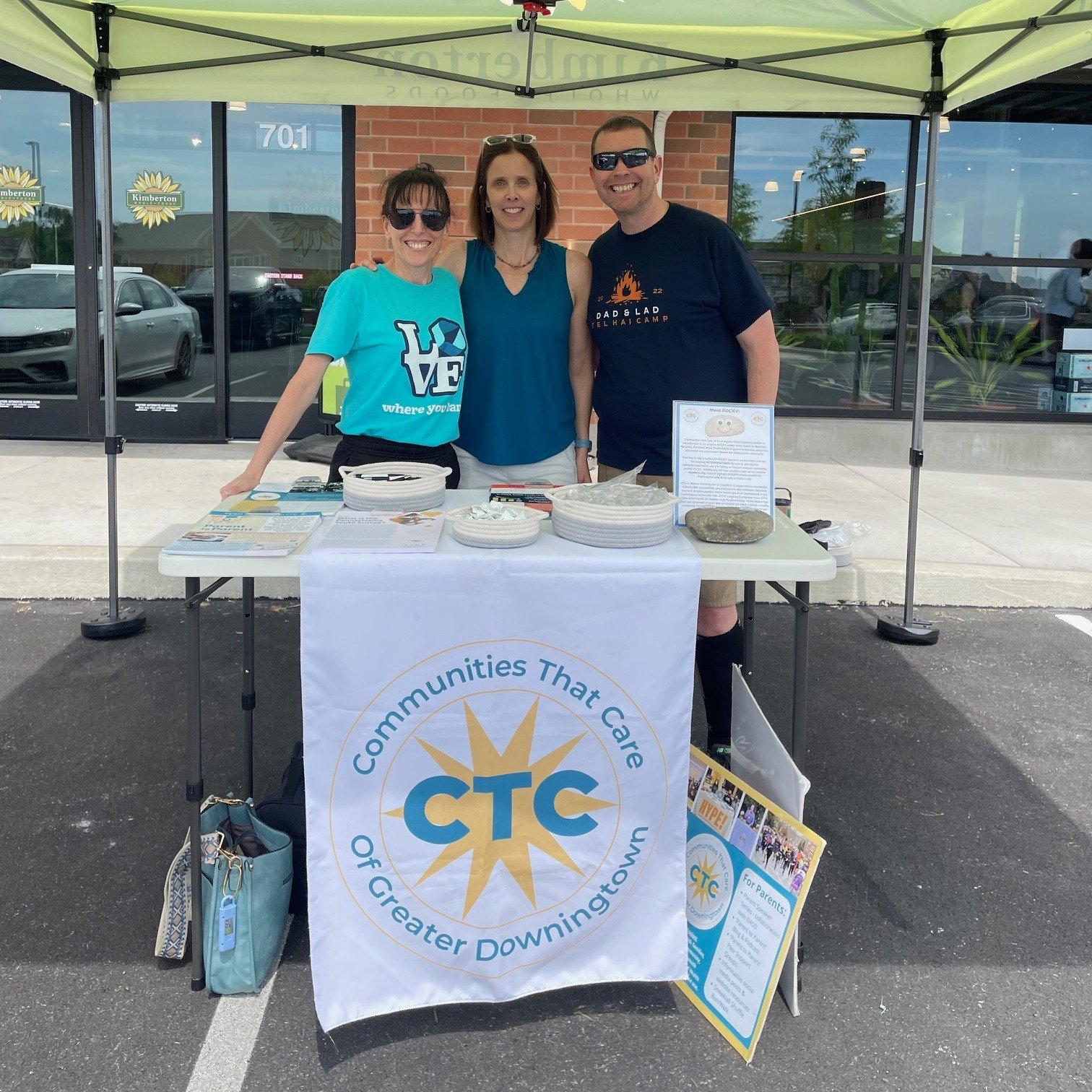 In case you missed our post a few weeks ago, we are thrilled to be the June recipient of the @kimbertonwholefoods 'Rounding up at the Register' program for their Eagleview location.

This past Saturday, CTC was able to set up a table outside the Eagl