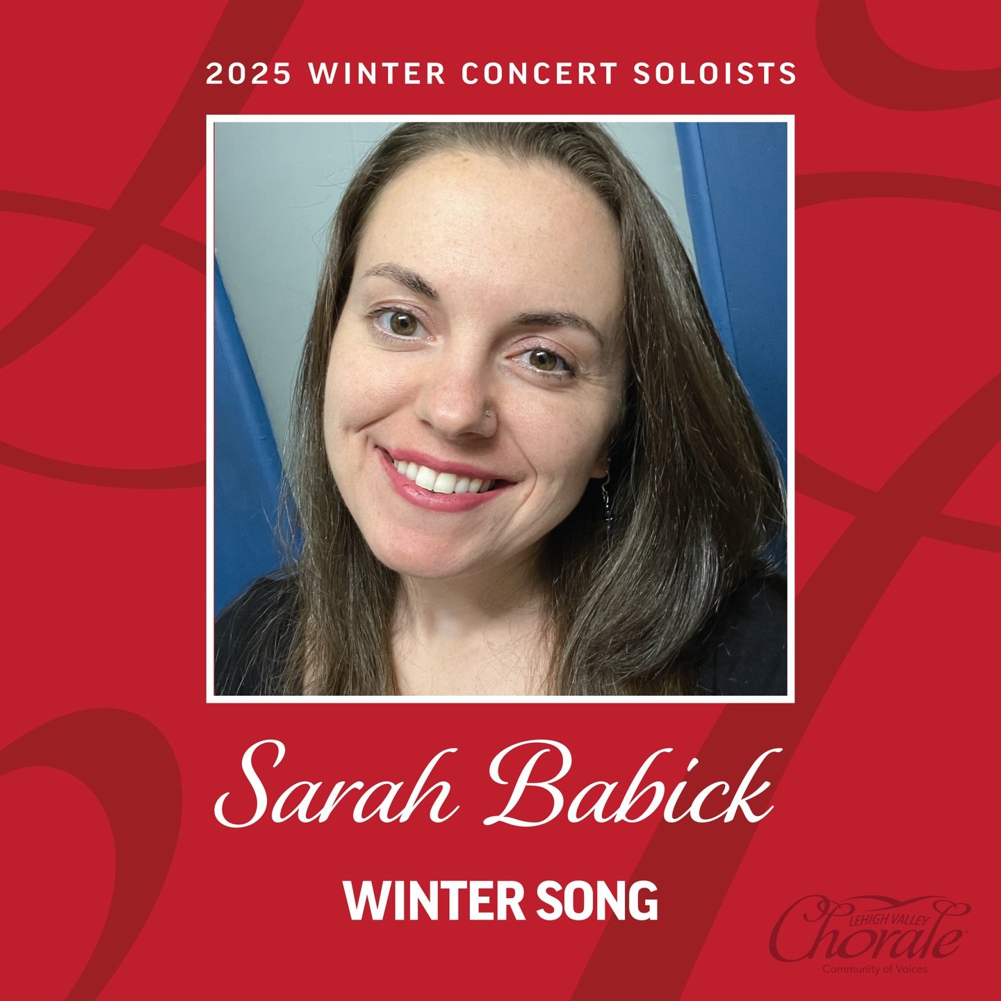A spotlight on this season&rsquo;s soloists! 🎤🎶 

Sarah Babick, Sarah Elrod, Joanna Lovell, Janene Otten &amp; Katie Paskel &bull; Winter Song

Casey Rule &amp; Luke Radlowski &bull; Ave Maria

Rachel McIntosh (Maks Johnson Musical Fellow, Winter 2