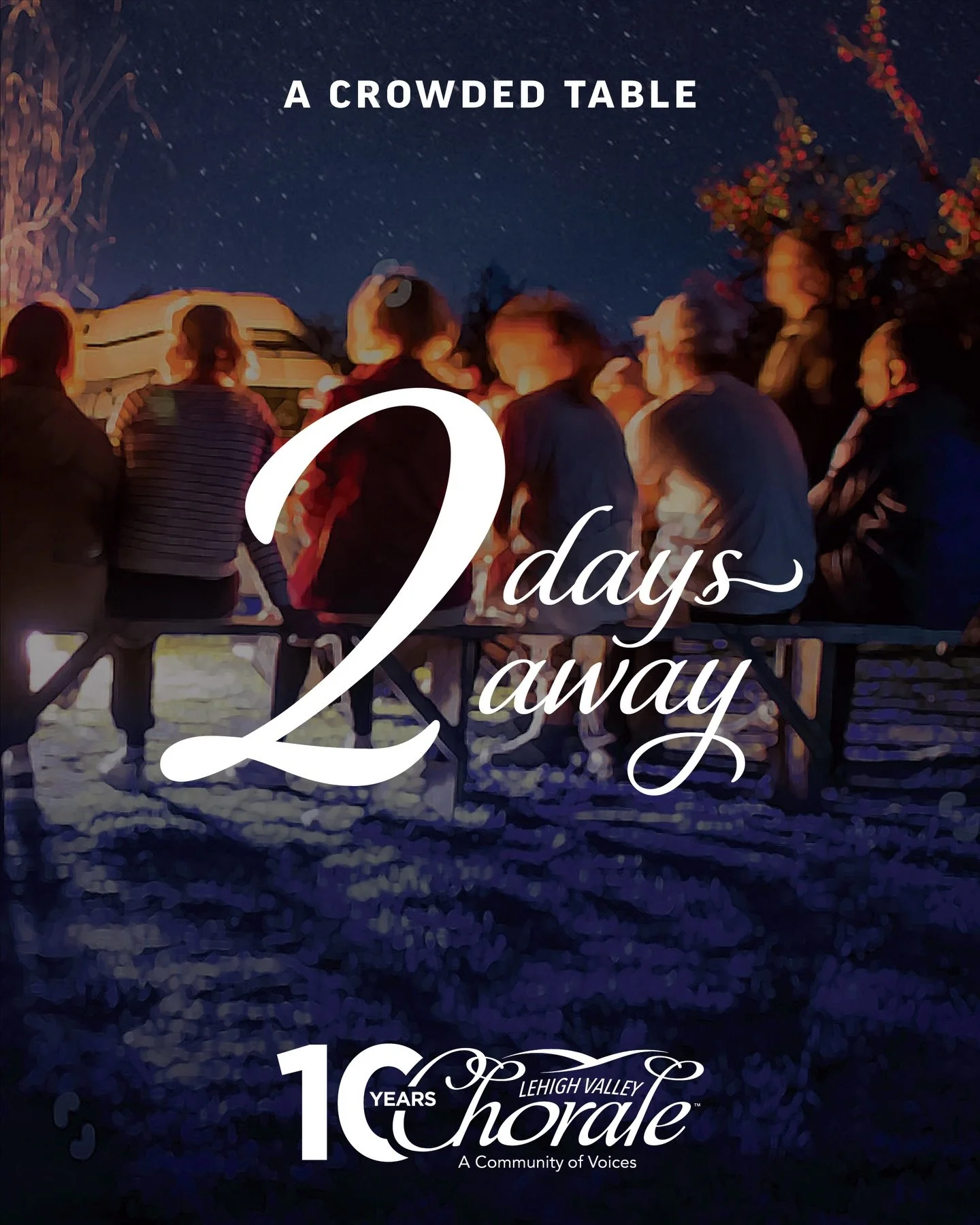 It&rsquo;s almost time for you to pull up a chair to A Crowded Table. 🪑

There are only tickets left for Friday, Dec. 12 at 7:30 PM. Tickets are SOLD OUT for Saturday!

#lehighvalleypa #Ivchorale #lehighvalleychorale #livemusic #lehighvalleylivemusi
