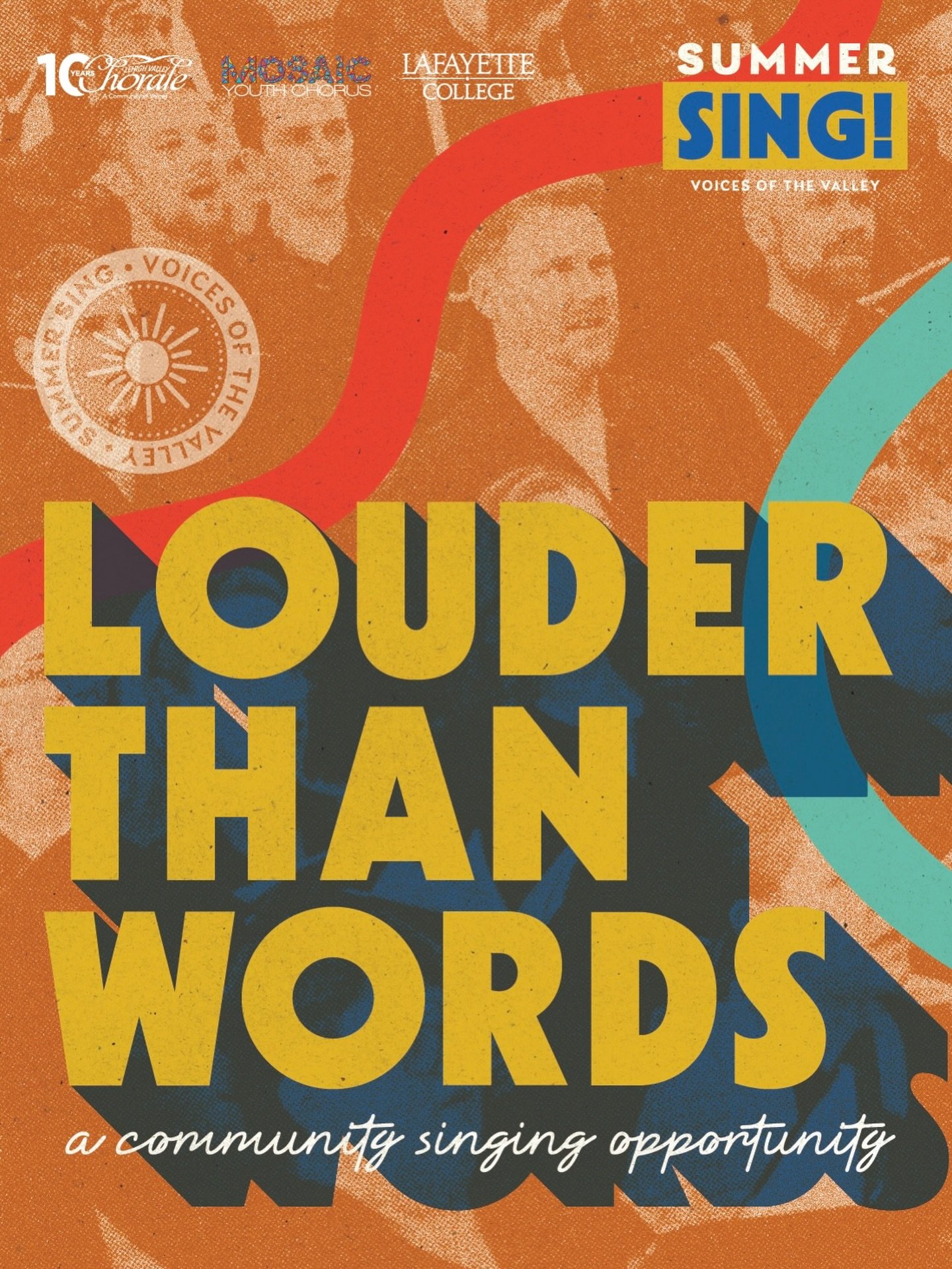 We are so excited to announce LVC&rsquo;s Inaugural Summer Sing program, &ldquo;Louder Than Words&rdquo;! 🎶🎵☀️

This program welcomes community members to join either the adult chorus or youth chorus for evening rehearsals, and a final performance 