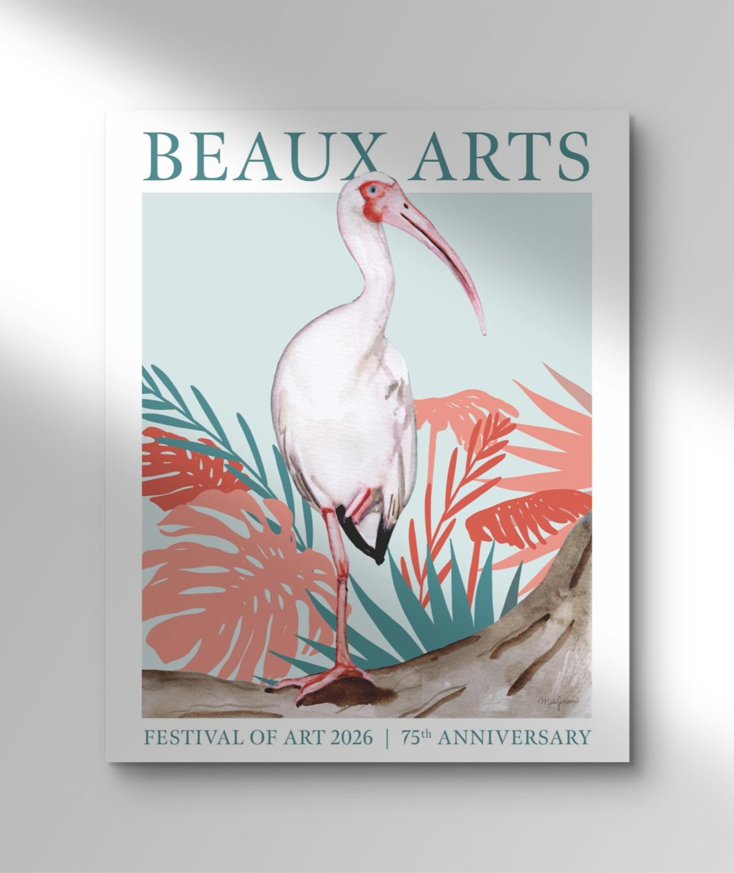 Feeling incredibly grateful to have designed this year&rsquo;s Beaux Arts Festival of Art poster celebrating their 75th anniversary!

The response so far has been amazing! Thanks for all the ❤️

If you&rsquo;re local, make sure to come by the @beauxa