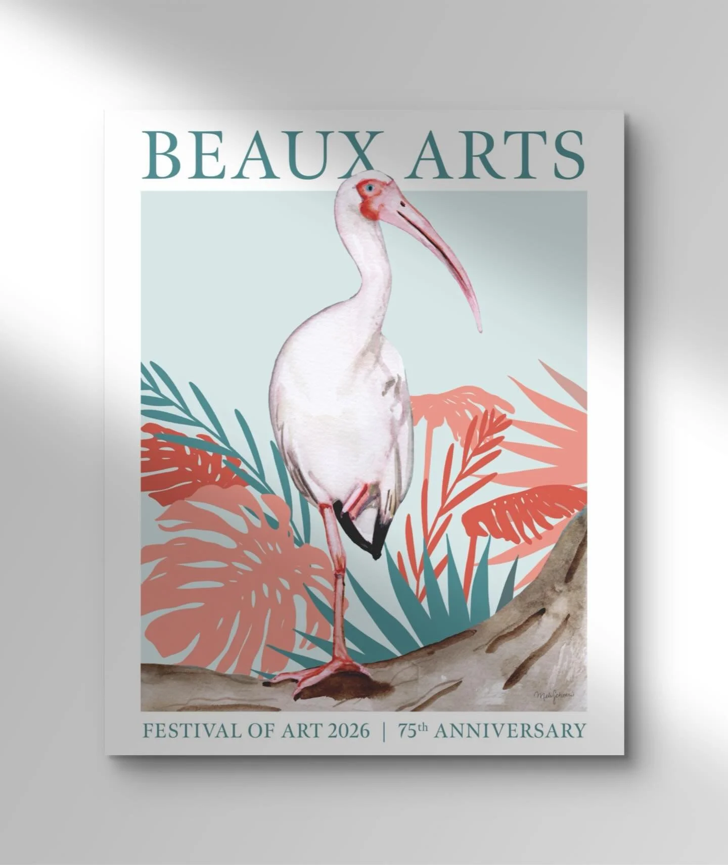 Feeling incredibly grateful to have designed this year&rsquo;s Beaux Arts Festival of Art poster celebrating their 75th anniversary!

The response so far has been amazing! Thanks for all the ❤️

If you&rsquo;re local, make sure to come by the @beauxa