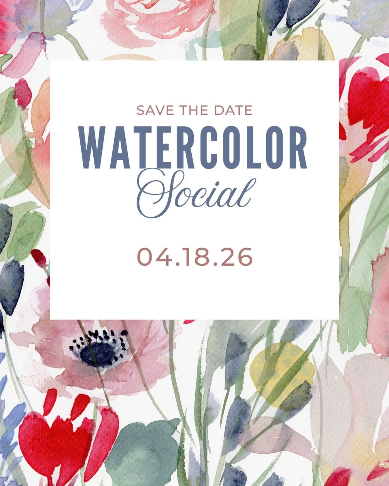 This April I&rsquo;m hosting the first &ldquo;Watercolor Social,&rdquo; a relaxed outdoor workshop for beginners who want to try watercolor in a fun, low-pressure setting. Think garden vibes, coffee and good conversation. 

Ticket info coming soon! S