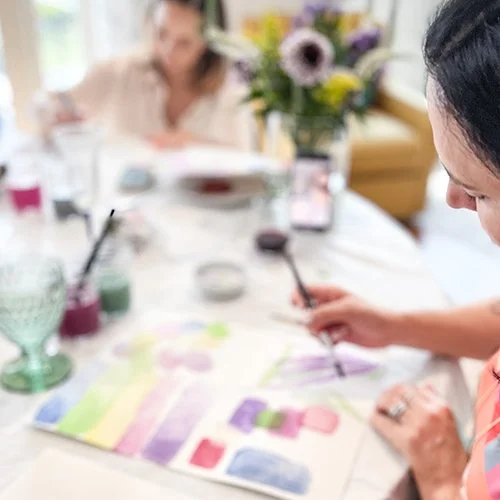 Watercolor Social - Spring Workshop