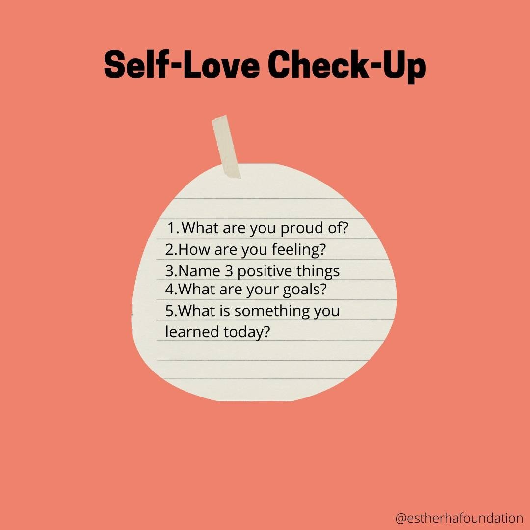 Halfway through the week - let's check in with each other!😊

#selflove #selfcare #mentalhealth #mentalwellness #anxiety #depression #aapimentalhealth #aapi #estherhafoundation #youarenotalone