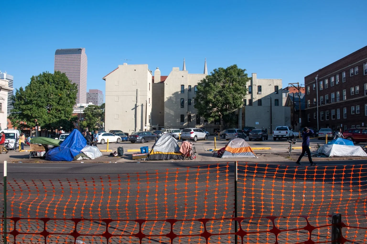 Every week for a year, this group has provided water and trash services to Denver’s unhoused