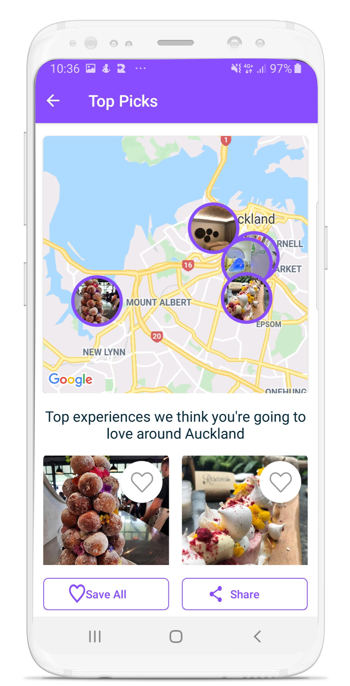 Top things to do in NZ Romer App