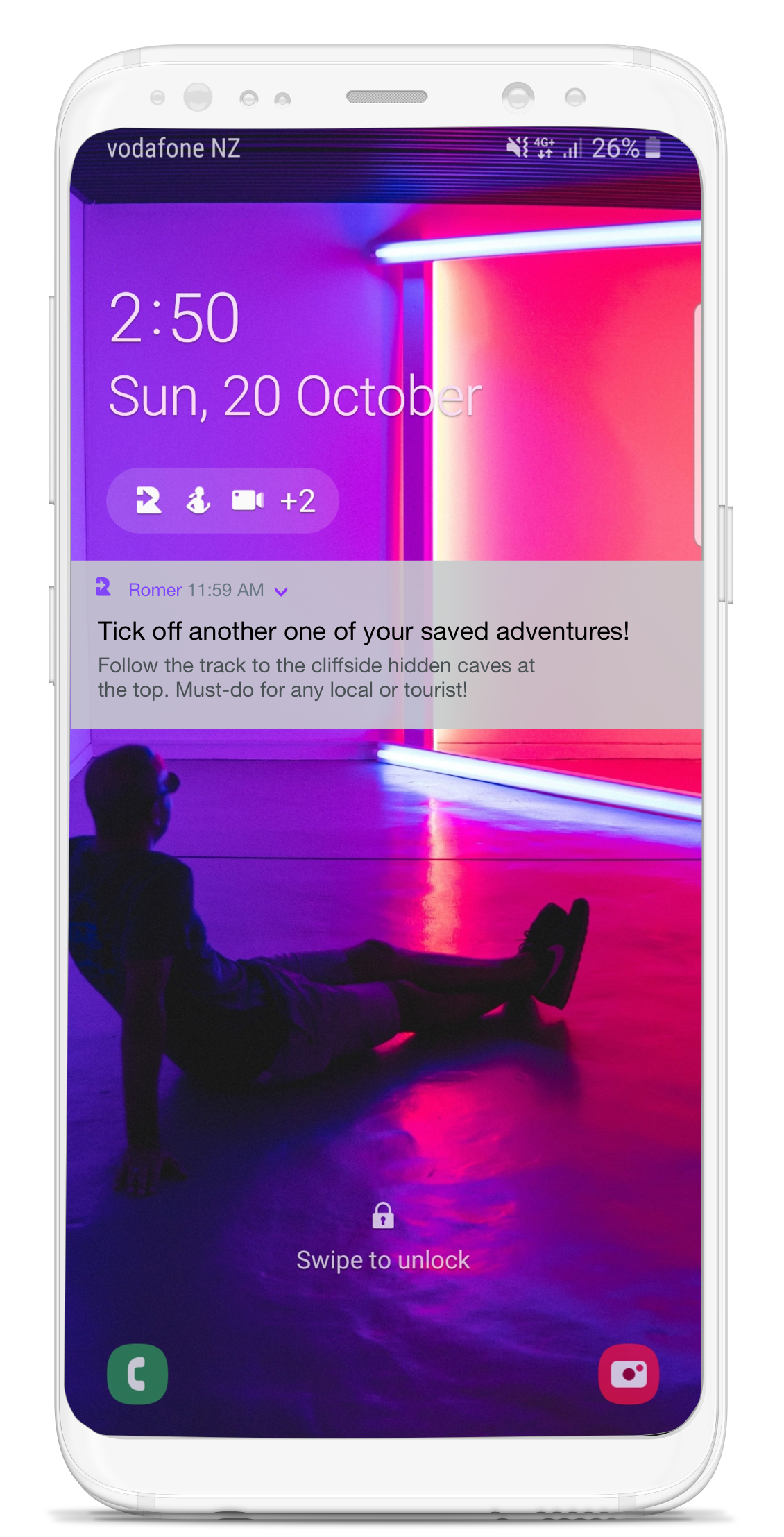Nearby Notifications Romer App