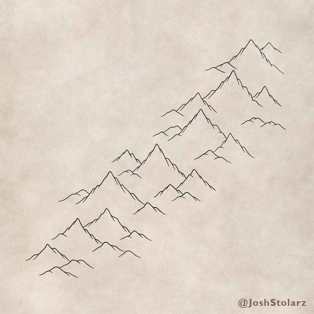 How To Draw Ridged Mountains Mapeffects Josh Stolarz