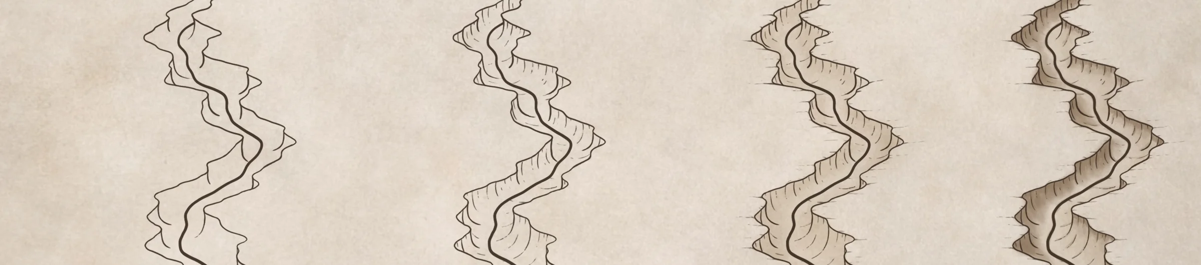 How to Draw a Canyon — Map Effects