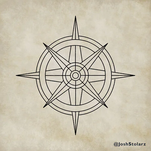 How to Draw a Compass — Map Effects