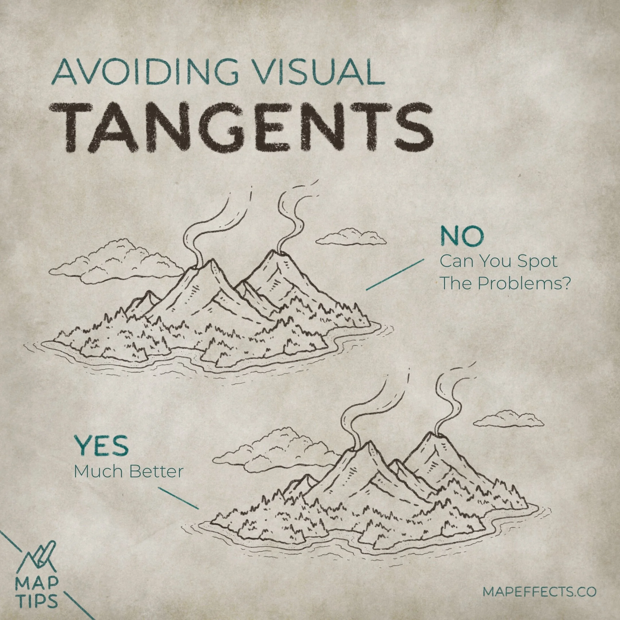 Avoiding Visual Tangents Map Tips — Map Effects