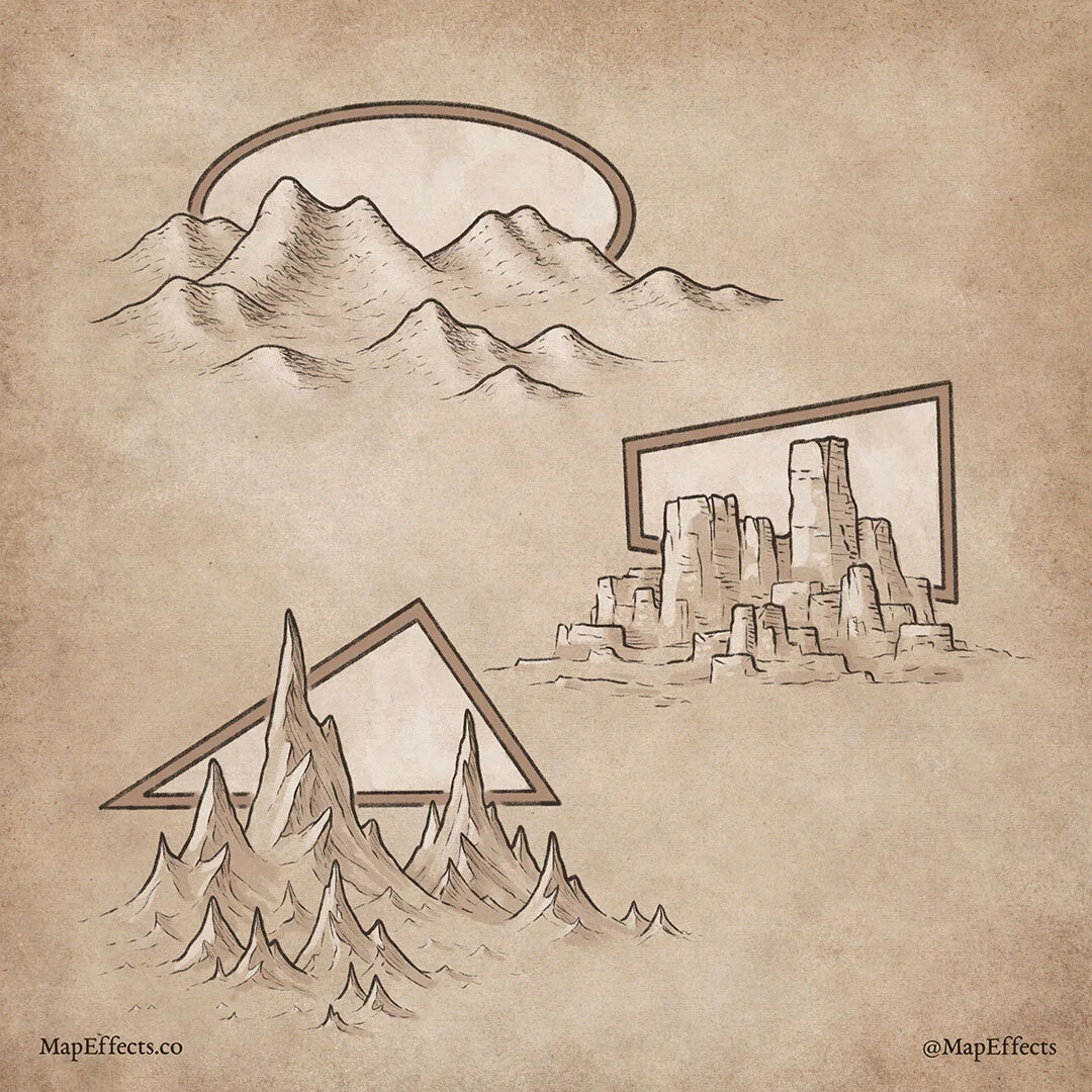 Using Shape Language to Give Character — Map Effects