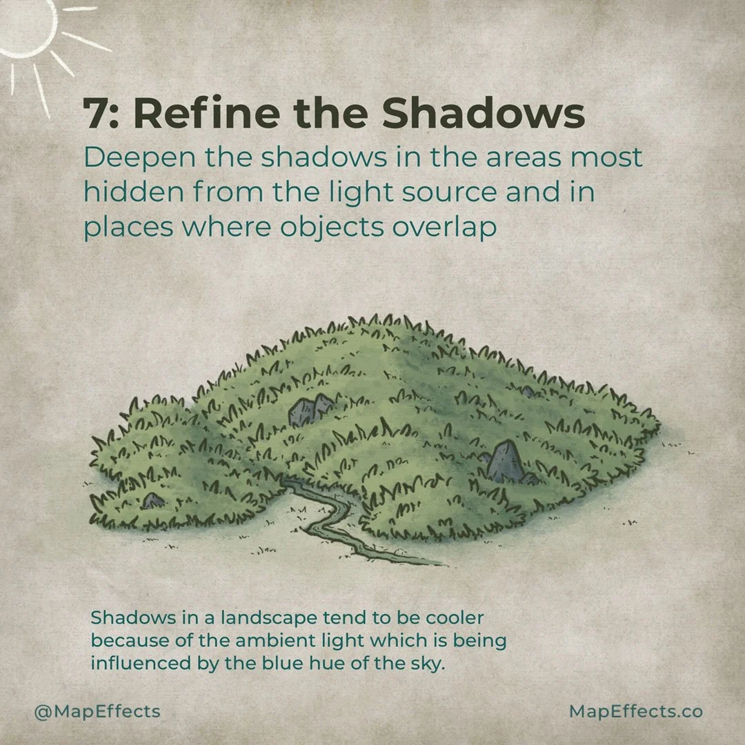 Refine the Shadows on the Jungle