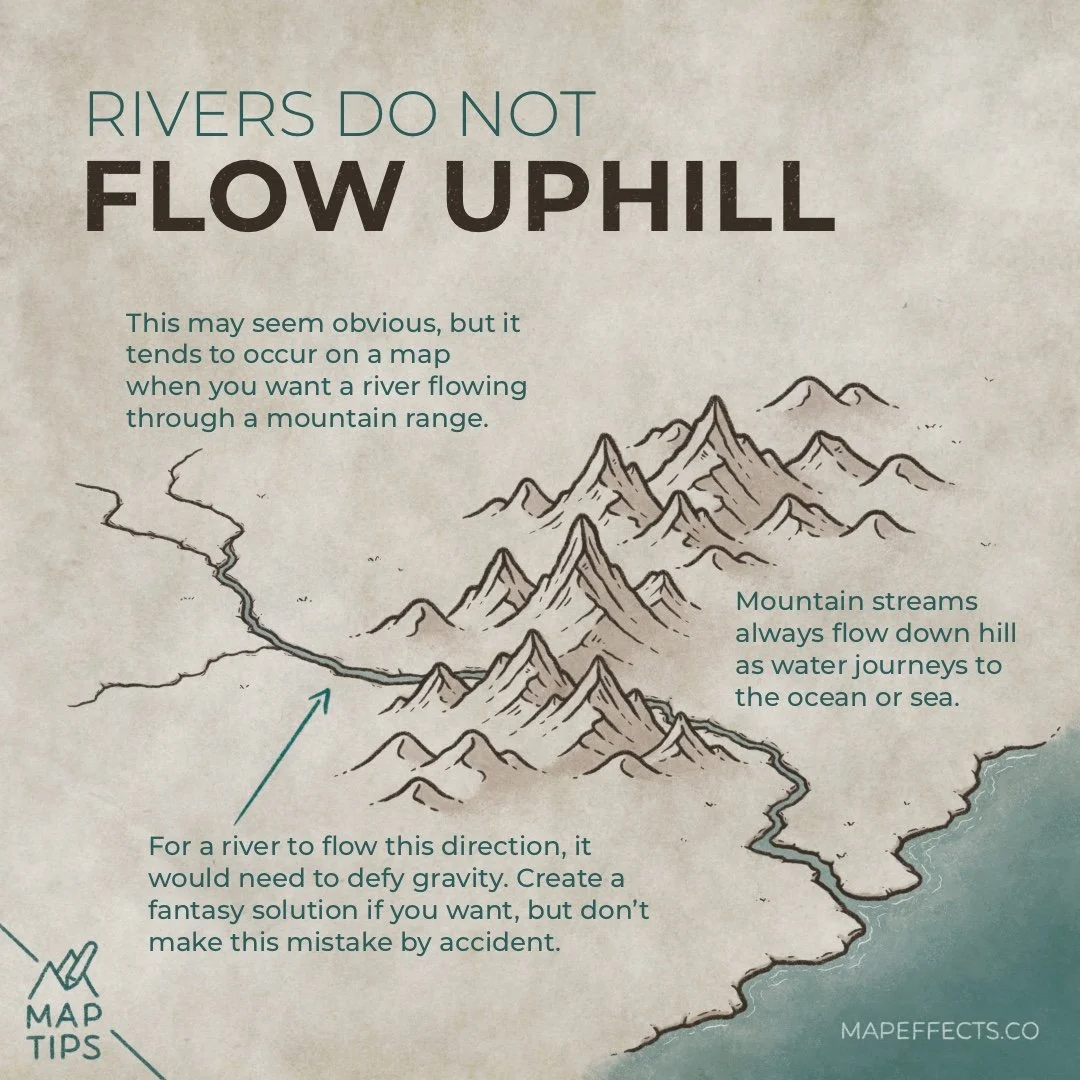 River Mistakes to Avoid On Your Fantasy Maps — Map Effects