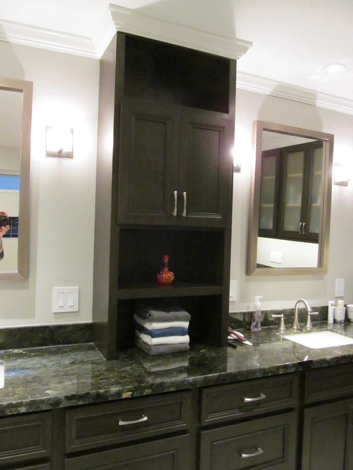 Cabinet tower is perfect for the space.JPG