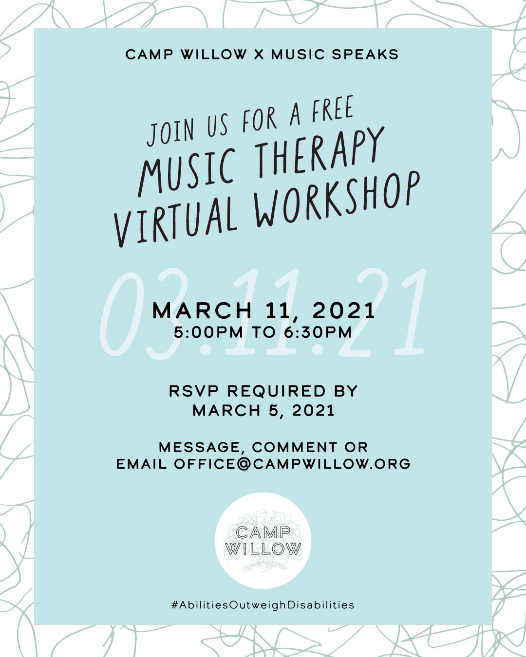 Free Music Therapy Virtual Workshop