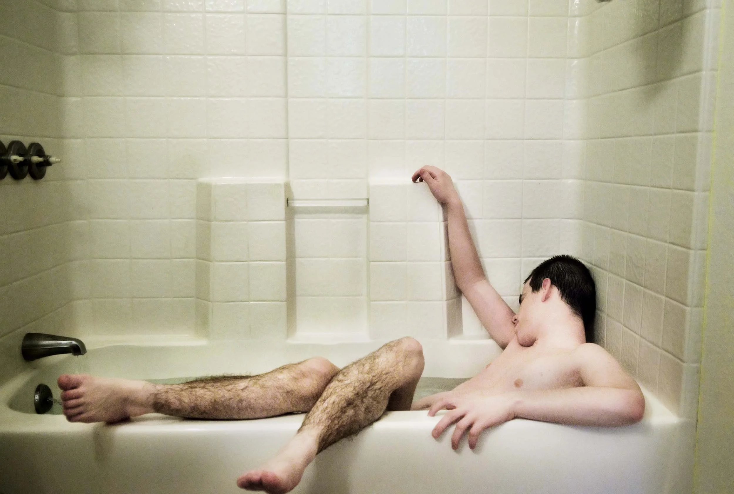 Soothing Waters for a Boy Without Sight and Hearing