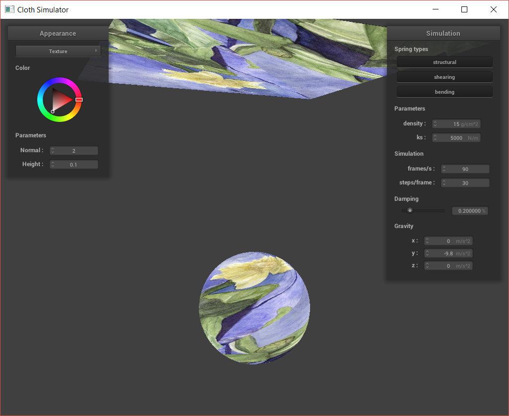 Texture mapped