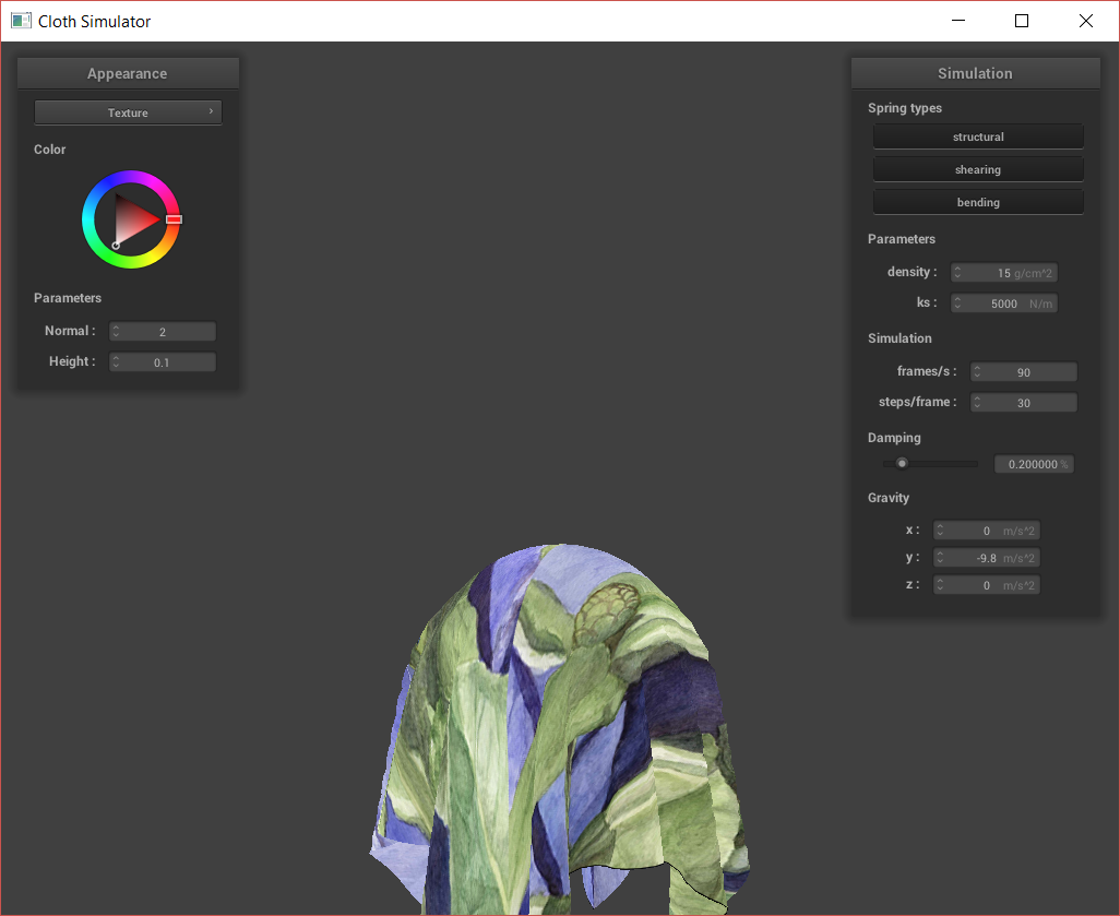 Texture mapped