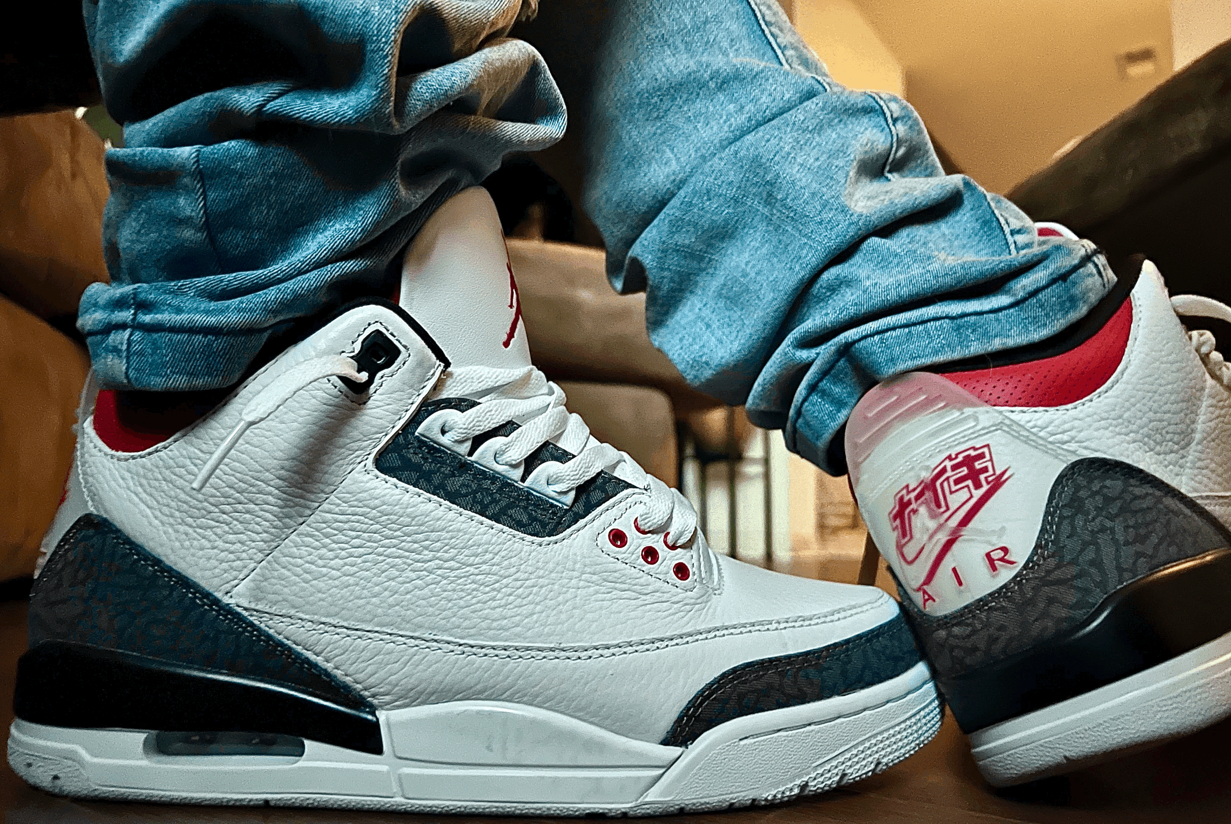 Air Jordan 3 Retro "SE-T CO JP Fire Red Denim"