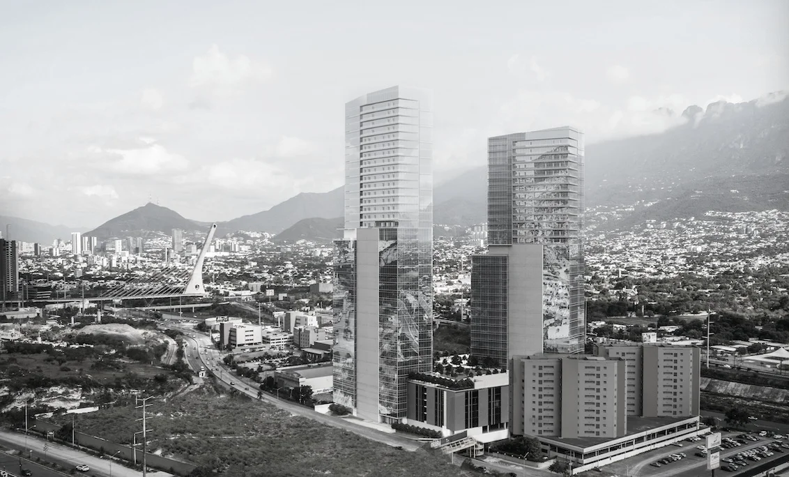 Ubicado en Blvd. Antonio L. Rodríguez, Santa María, Mx. A un costado del Puente Atirantado.