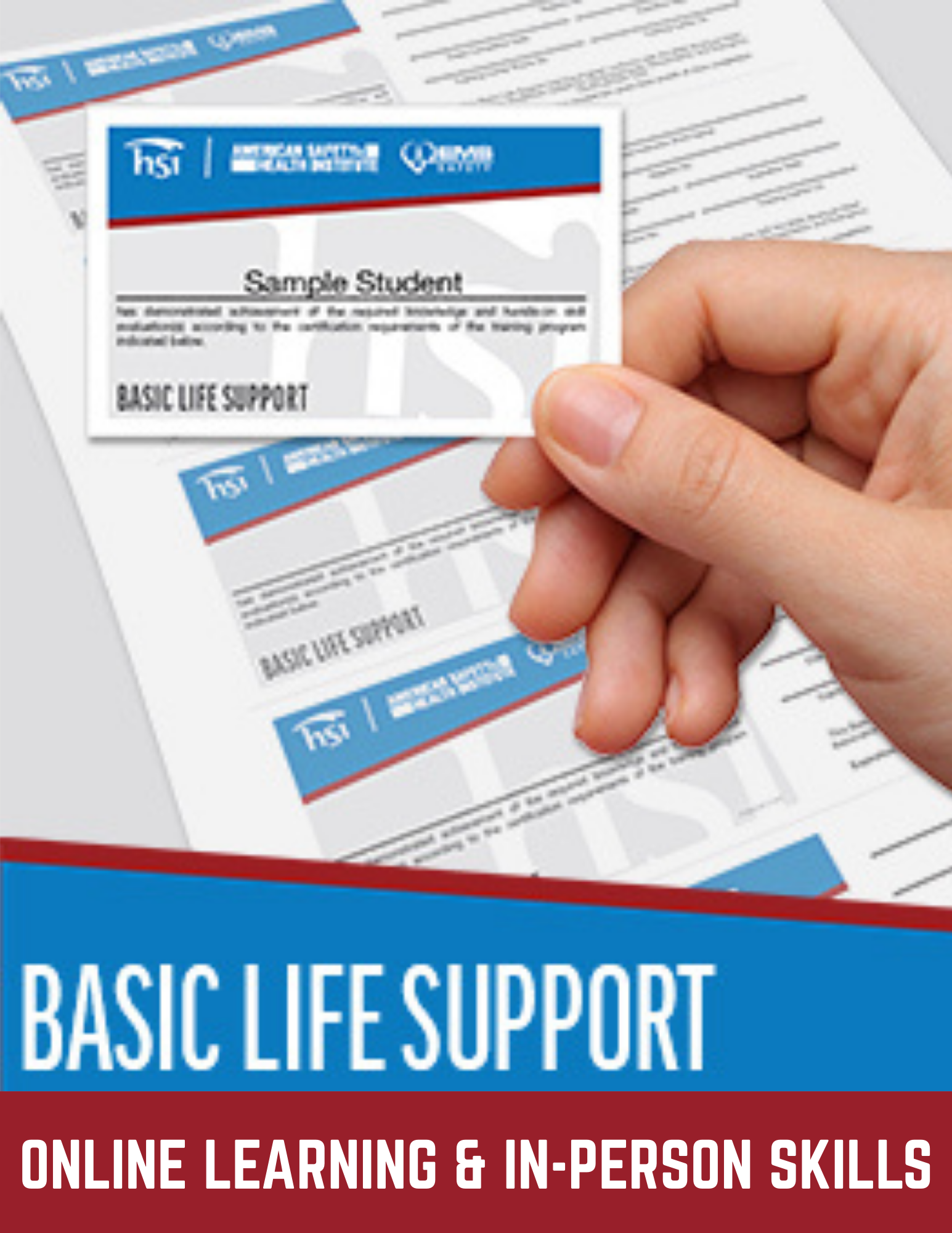 HSI - Basic Life Support - BLS (Health & Safety Institute/HSI) Blended Learning