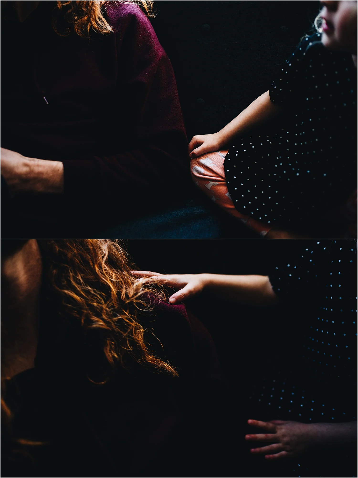Intimate, in home Family Photos