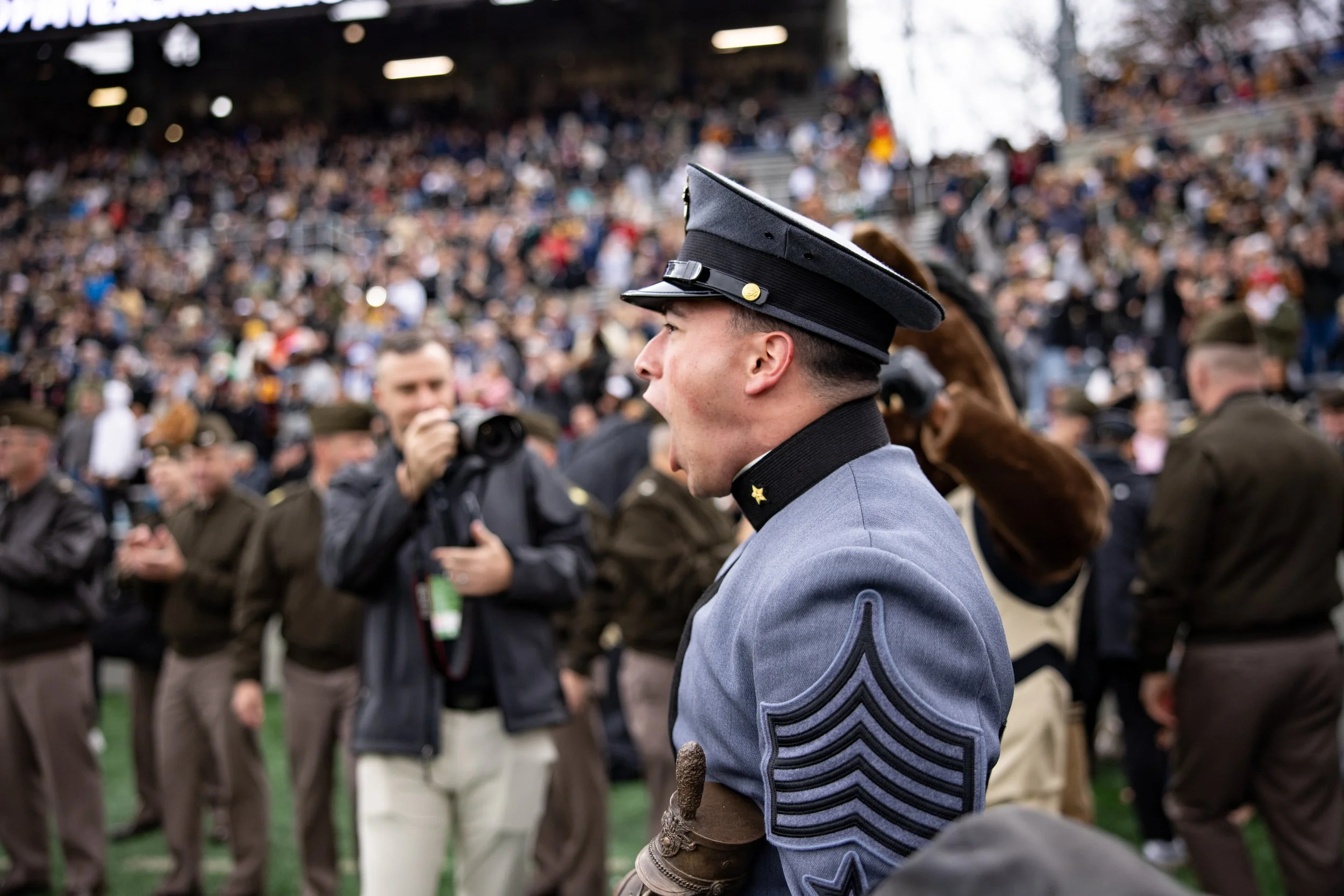 Photos from the United States Military Academy (Army) vs University of Tulsa football game on November 22, 2025, at Michie Stadium in West Point, NY. Tulsa edged out Army with a final score of 26–25. (Click on the image to see the full album)