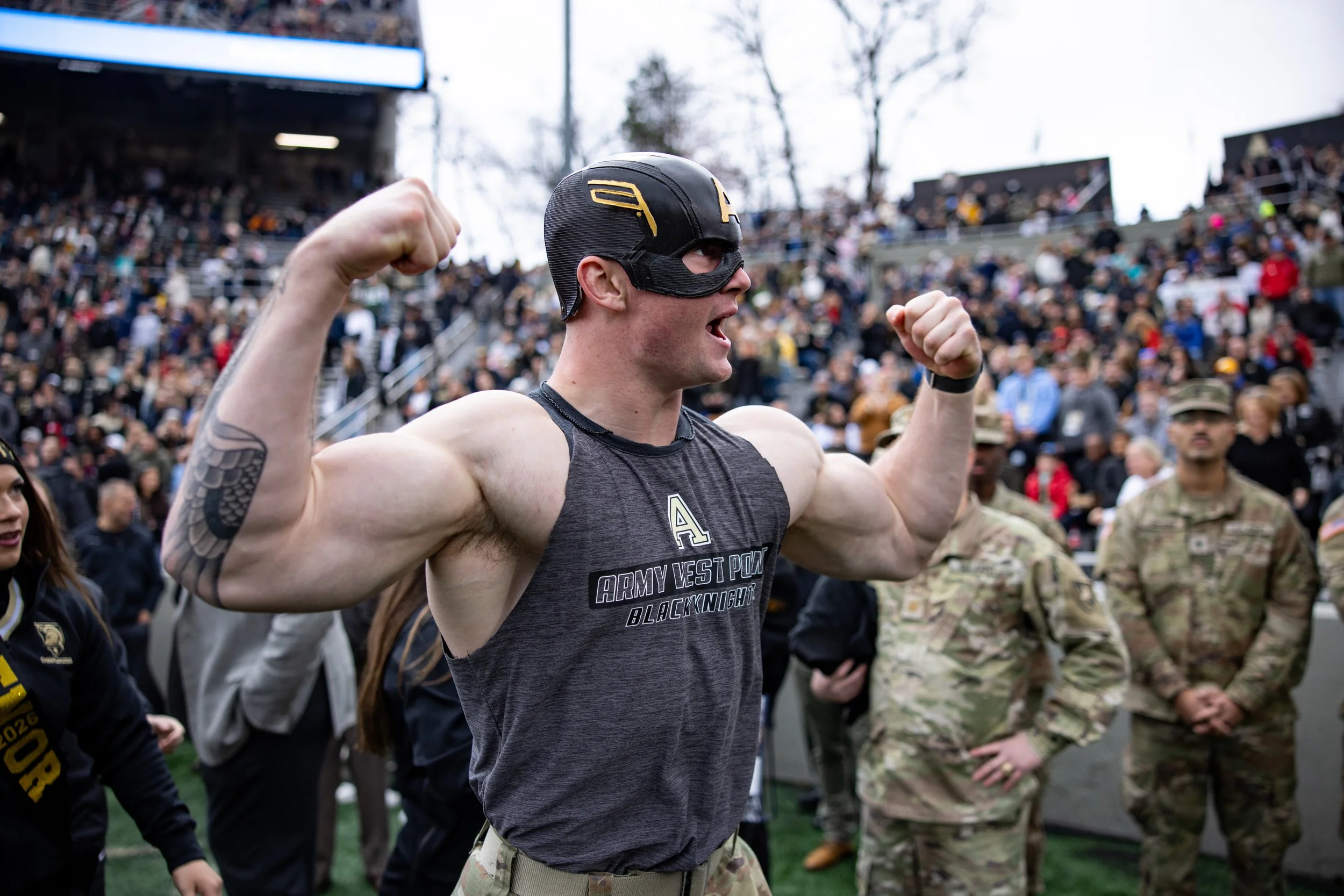 Photos from the United States Military Academy (Army) vs University of Tulsa football game on November 22, 2025, at Michie Stadium in West Point, NY. Tulsa edged out Army with a final score of 26–25. (Click on the image to see the full album)