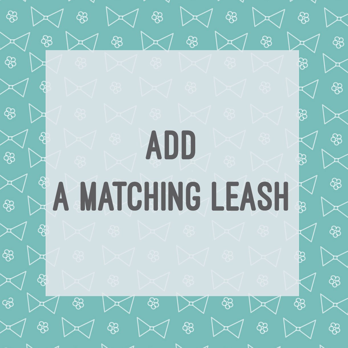 Add a matching leash.jpg