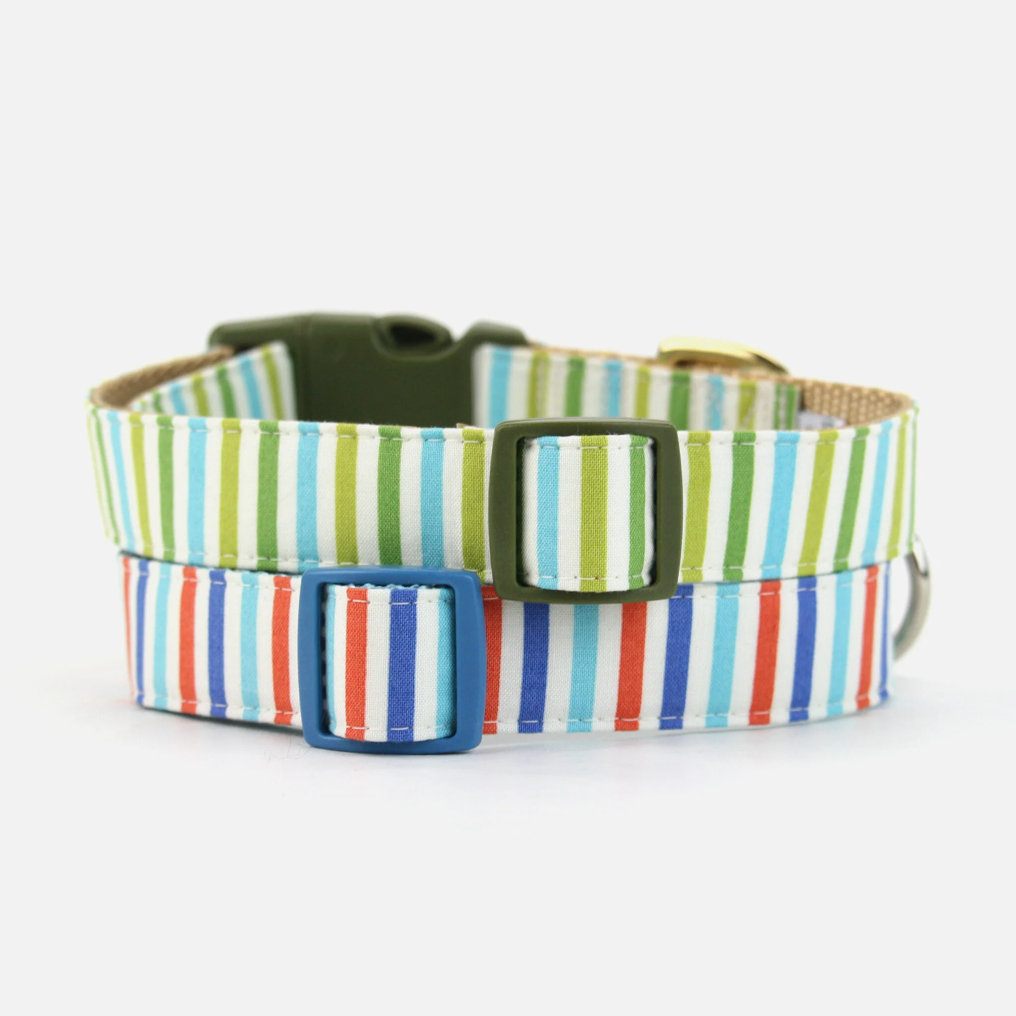 striped dog collar